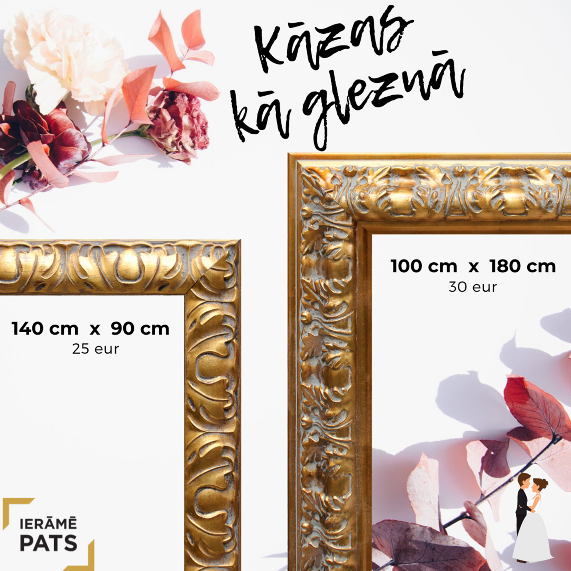 Iznomājam gleznu rāmjus fotosesijām • IeramePats.lv